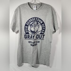 DELTA PRO WEIGHT 2016 WE ARE GEORGETOWN UNIVERSITY HOYAS   T-SHIRT MED GRAY BLUE